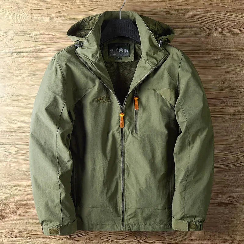 Men's Casual Outdoor Jacket – Lightweight Hooded Streetwear