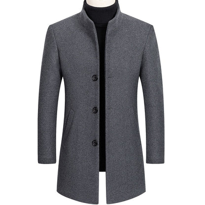 Thick Stand Collar Coat