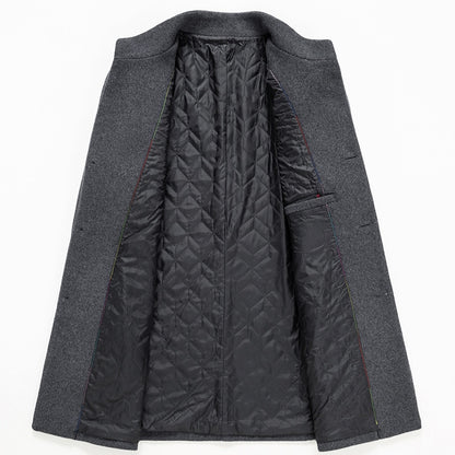 Thick Stand Collar Coat