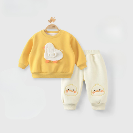 Baby Boys & Girls Fleece-Lined Two-Piece Set