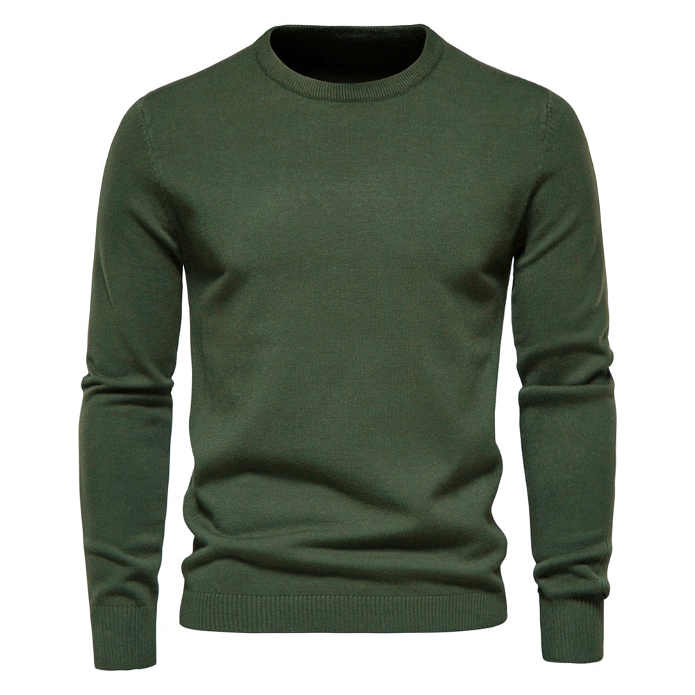 O-Neck Long Sleeved Warm Sweater