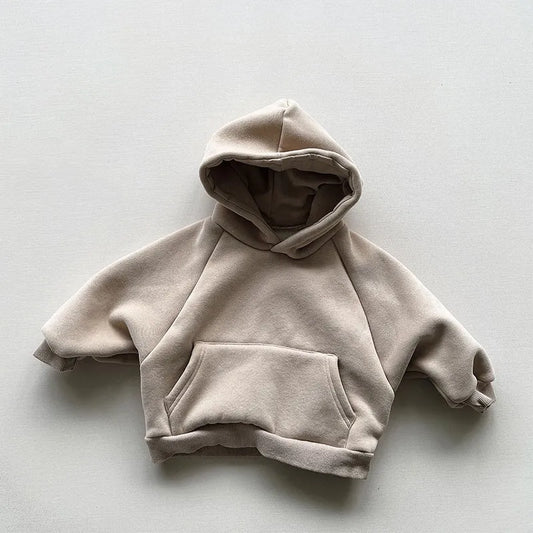Baby Boys Casual Hooded Pullover Hoodie