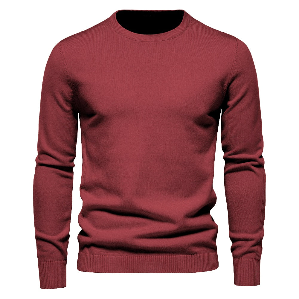 O-Neck Long Sleeved Warm Sweater